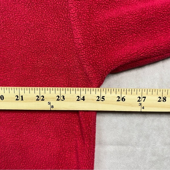 Vintage Disney Lion King Sweater Adult M Red 90s Disney Store Fleece Pullover - Picture 15 of 15